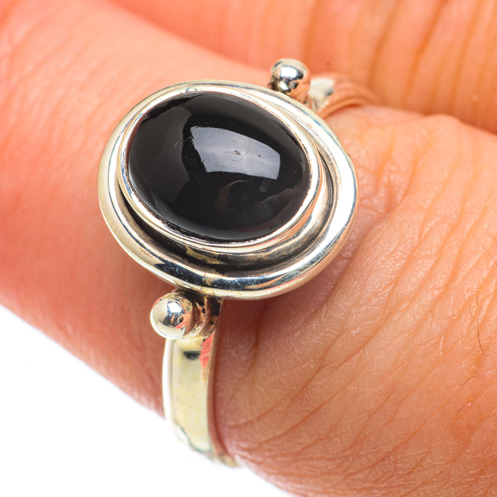 Black Onyx Rings handcrafted by Ana Silver Co - RING63709