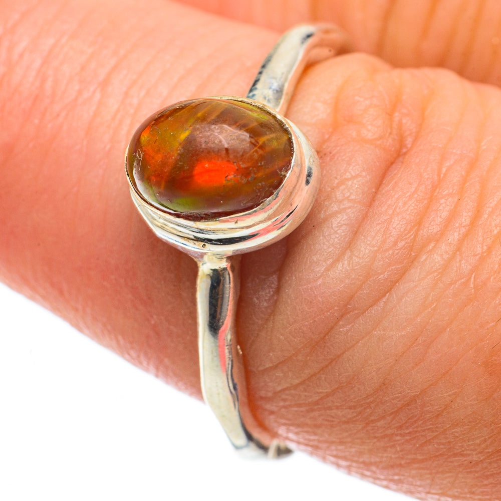 Ethiopian Opal Rings handcrafted by Ana Silver Co - RING63712