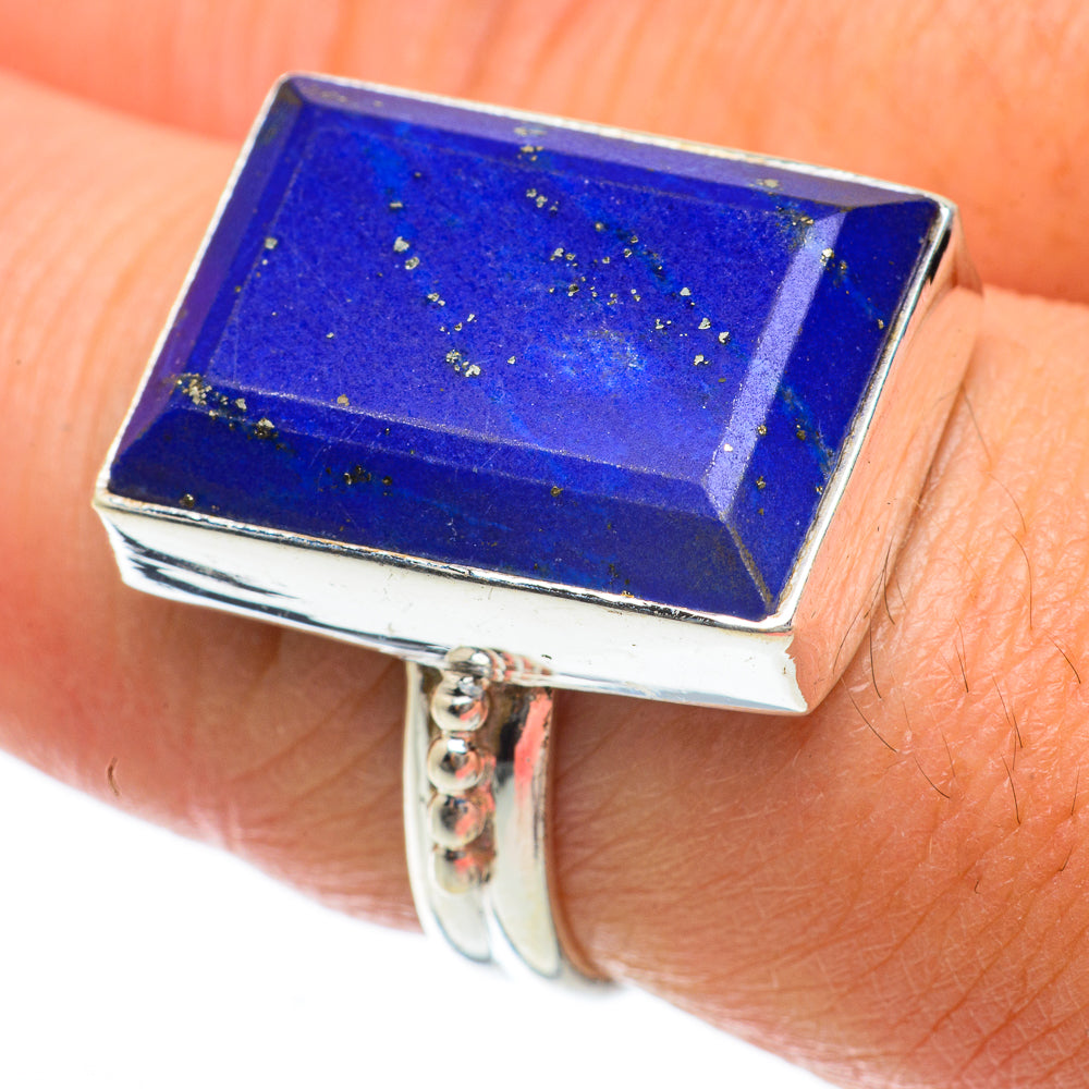 Lapis Lazuli Rings handcrafted by Ana Silver Co - RING63714