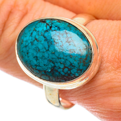 Tibetan Turquoise Rings handcrafted by Ana Silver Co - RING63717