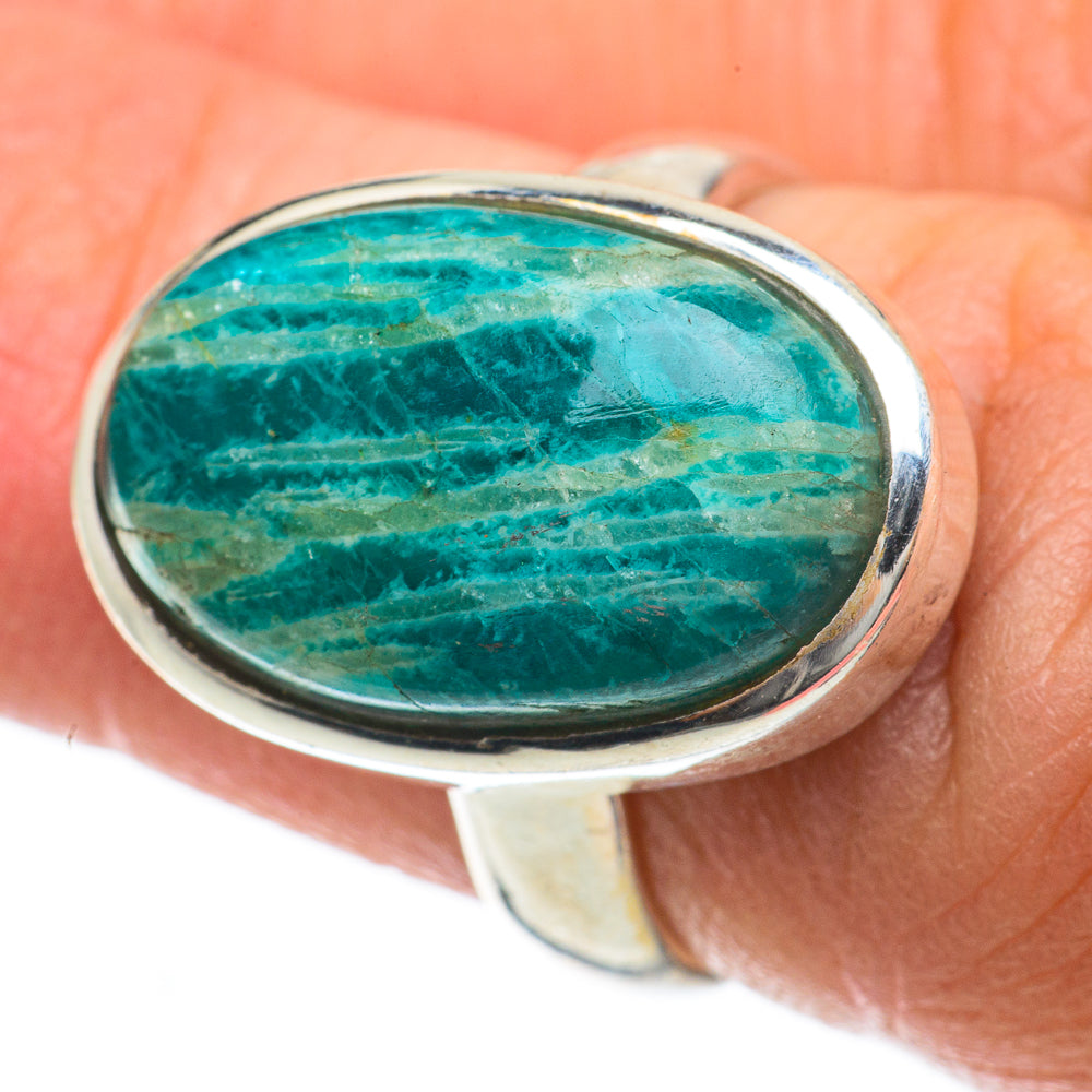 Amazonite Rings handcrafted by Ana Silver Co - RING63721