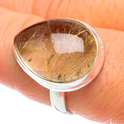 Rutilated Quartz Rings handcrafted by Ana Silver Co - RING63728