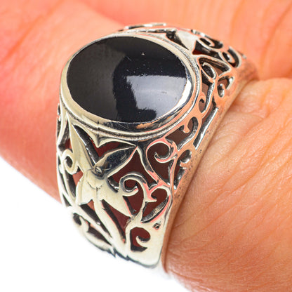 Black Onyx Rings handcrafted by Ana Silver Co - RING63729