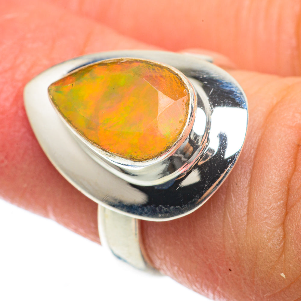 Ethiopian Opal Rings handcrafted by Ana Silver Co - RING63733