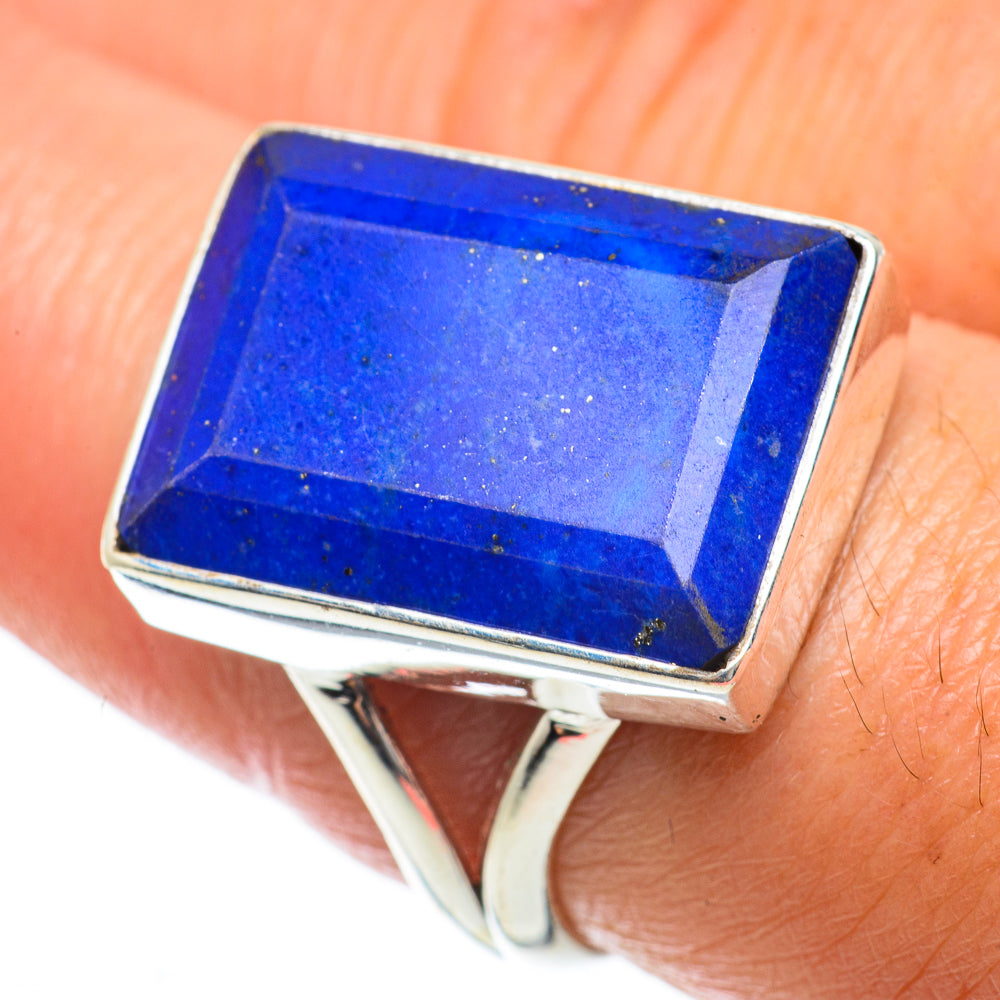 Lapis Lazuli Rings handcrafted by Ana Silver Co - RING63739