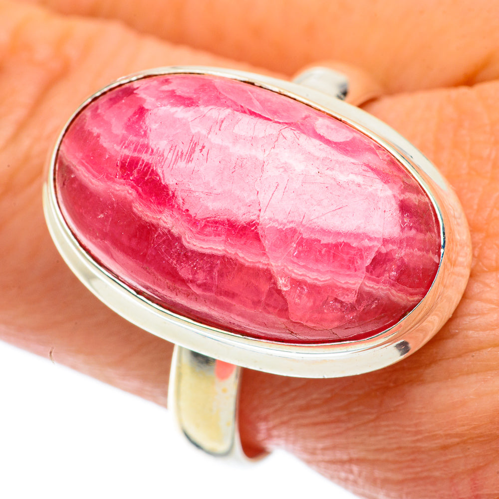 Rhodochrosite Rings handcrafted by Ana Silver Co - RING63746
