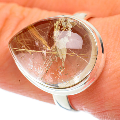 Rutilated Quartz Rings handcrafted by Ana Silver Co - RING63749