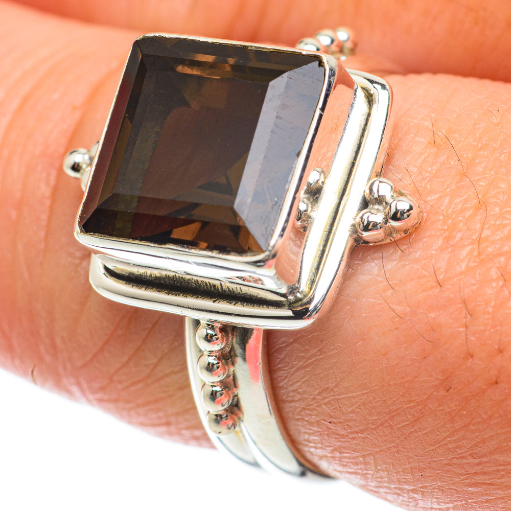 Smoky Quartz Rings handcrafted by Ana Silver Co - RING63762