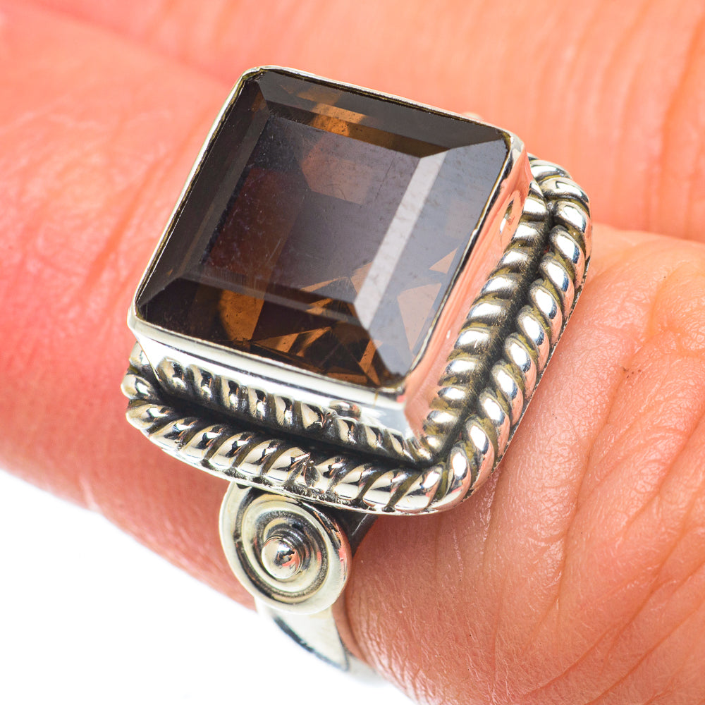 Smoky Quartz Rings handcrafted by Ana Silver Co - RING63780