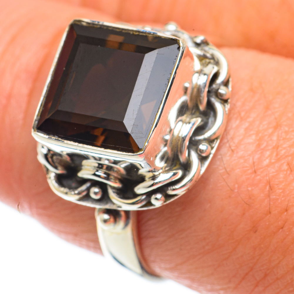Smoky Quartz Rings handcrafted by Ana Silver Co - RING63781