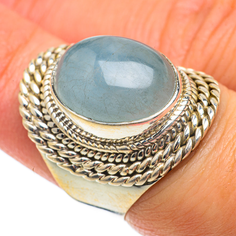 Aquamarine Rings handcrafted by Ana Silver Co - RING63788