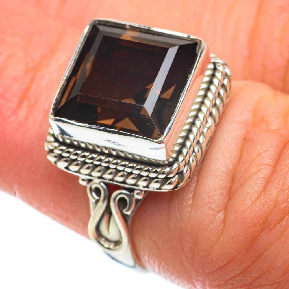 Smoky Quartz Rings handcrafted by Ana Silver Co - RING63791