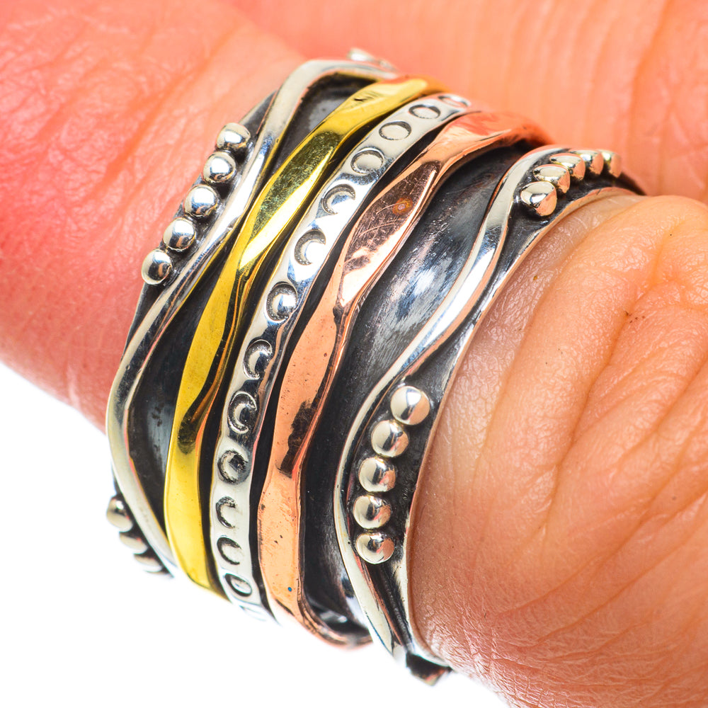 Meditation Spinner Rings handcrafted by Ana Silver Co - RING63797
