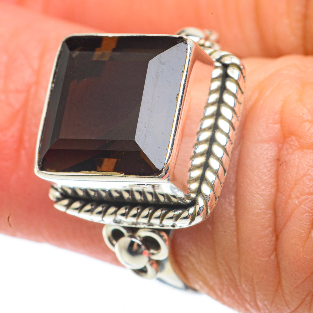 Smoky Quartz Rings handcrafted by Ana Silver Co - RING63799