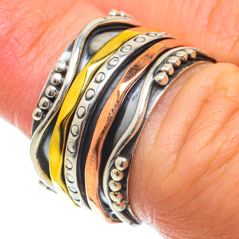 Meditation Spinner Rings handcrafted by Ana Silver Co - RING63804