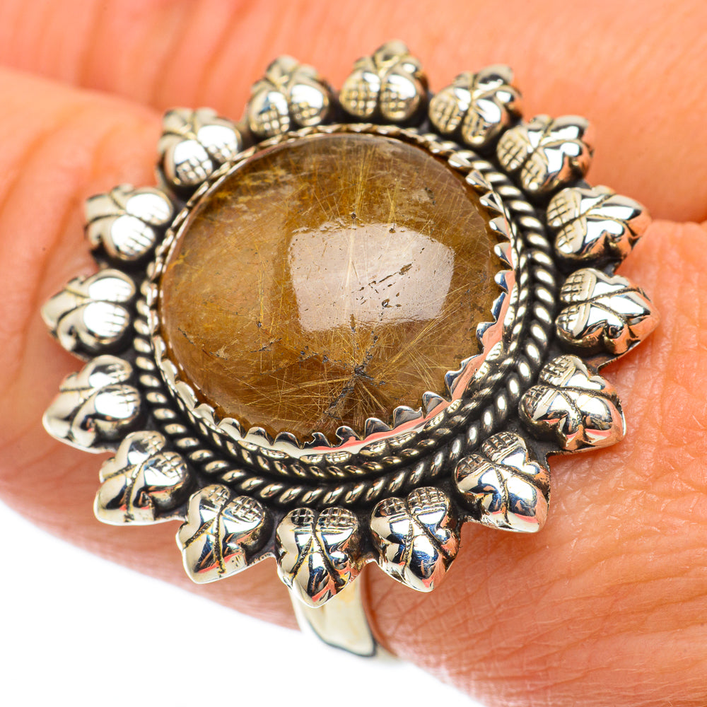 Rutilated Quartz Rings handcrafted by Ana Silver Co - RING63809