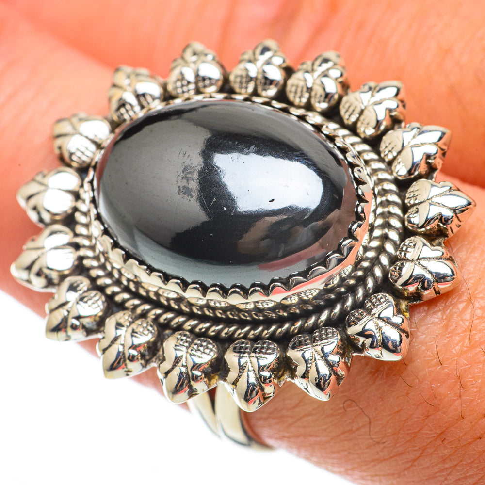 Hematite Rings handcrafted by Ana Silver Co - RING63811