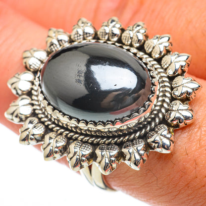 Hematite Rings handcrafted by Ana Silver Co - RING63811