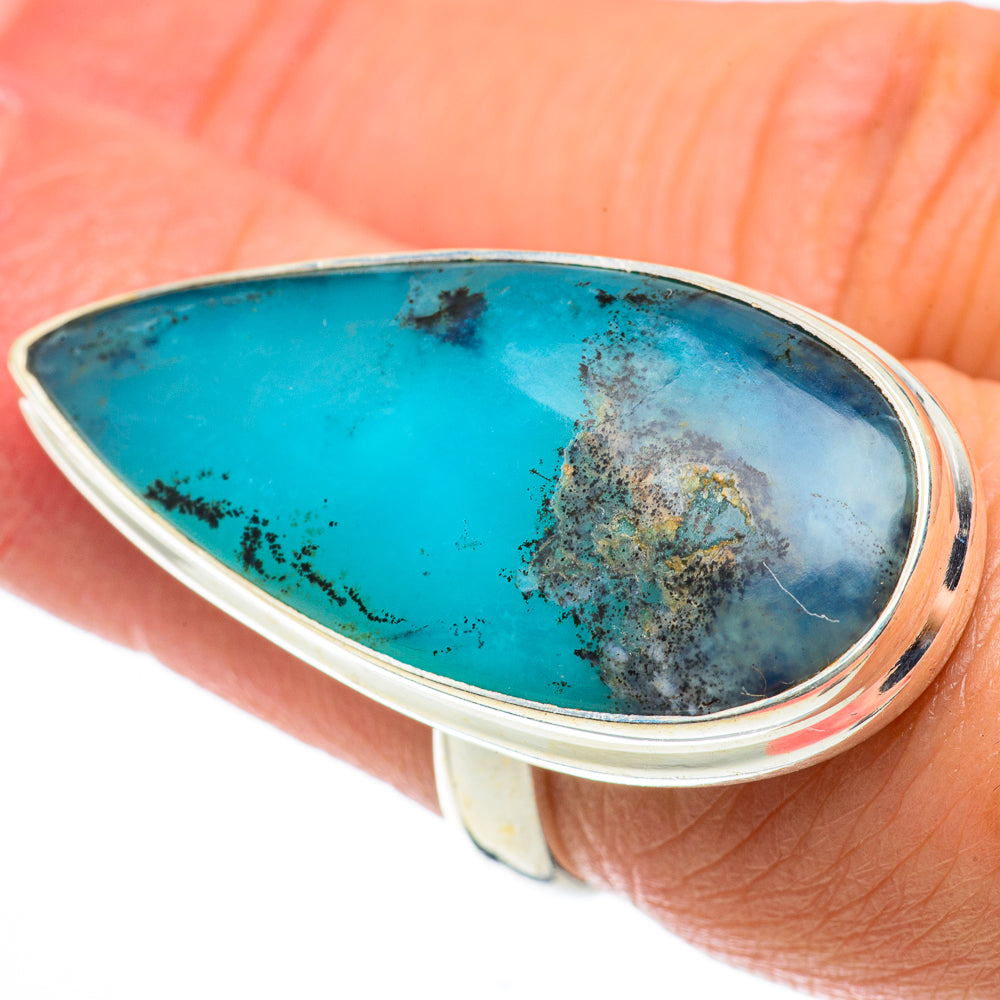 Peruvian Opal Rings handcrafted by Ana Silver Co - RING63816
