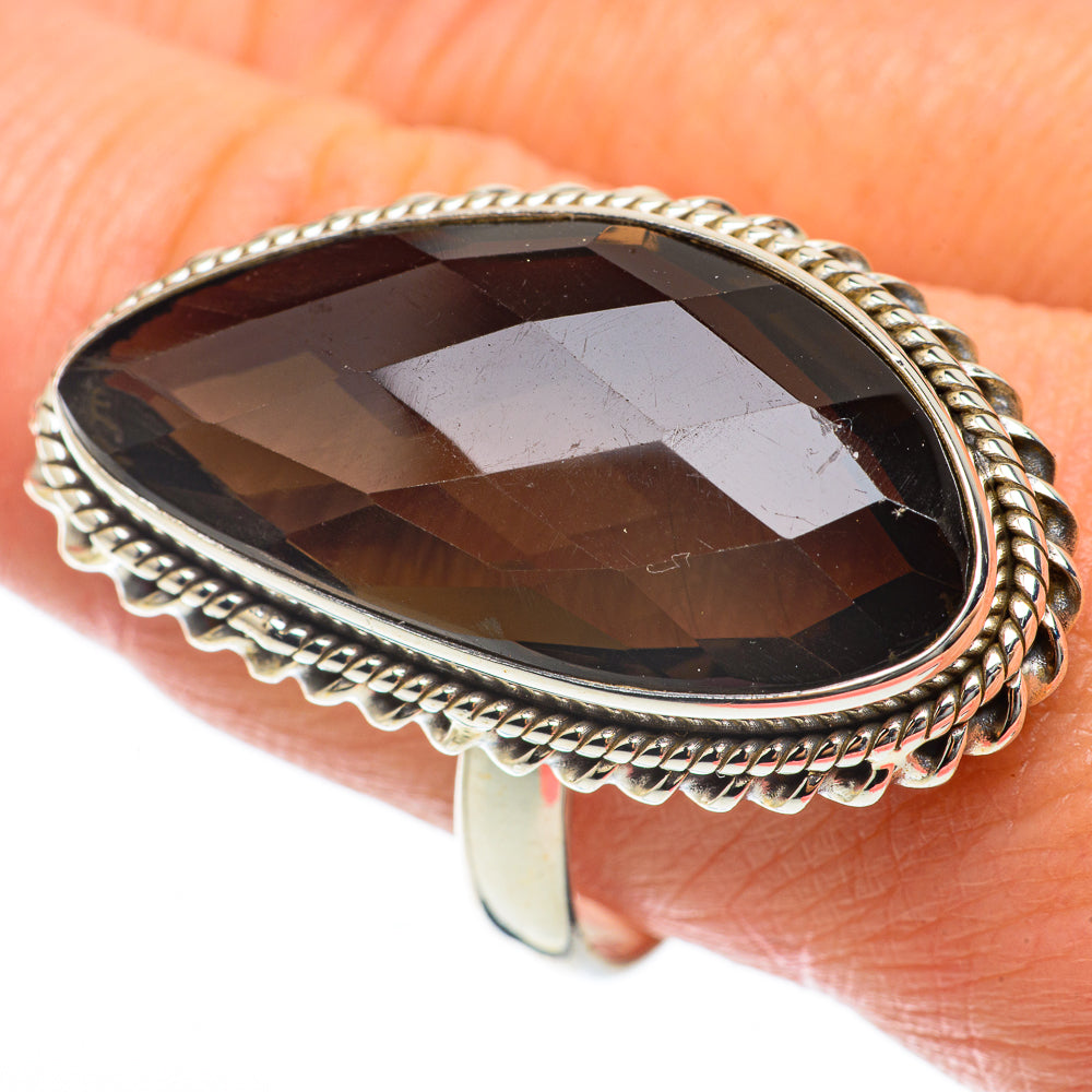 Smoky Quartz Rings handcrafted by Ana Silver Co - RING63822