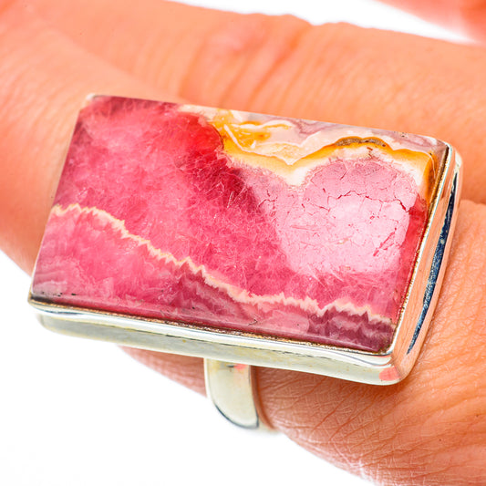 Rhodochrosite Rings handcrafted by Ana Silver Co - RING63828