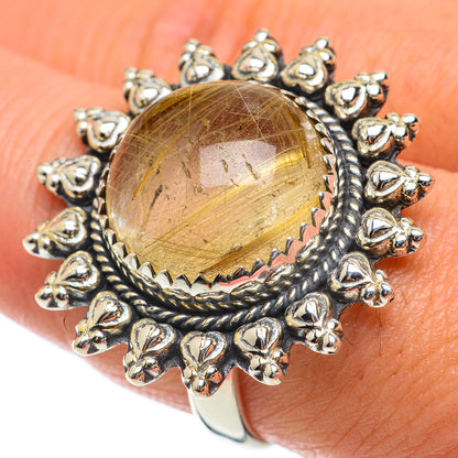 Rutilated Quartz Rings handcrafted by Ana Silver Co - RING63832
