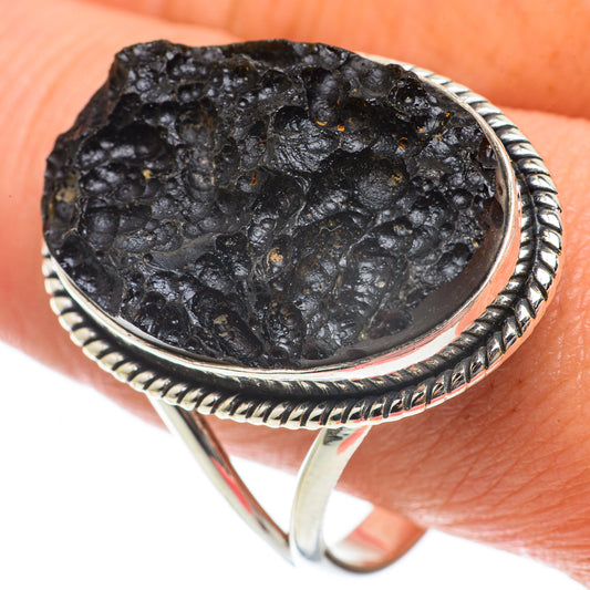 Tektite Rings handcrafted by Ana Silver Co - RING63833