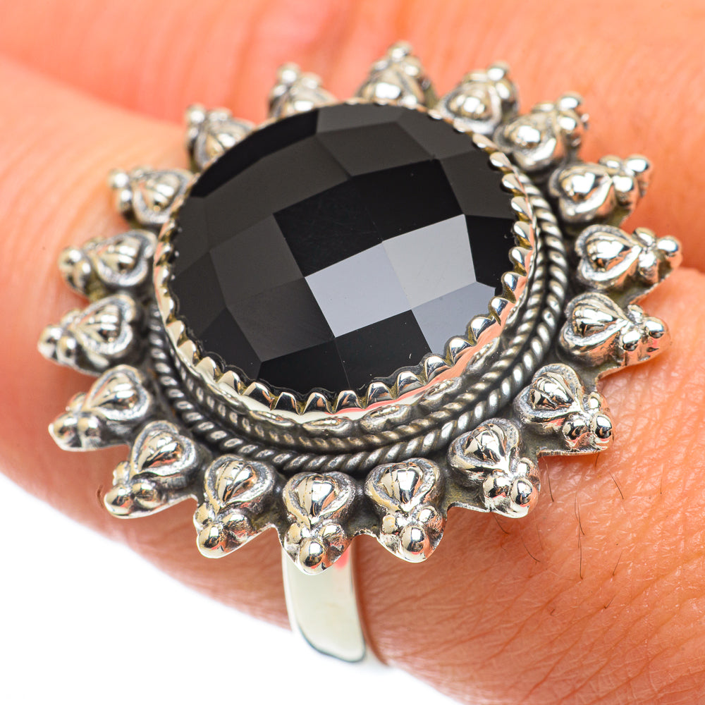 Black Onyx Rings handcrafted by Ana Silver Co - RING63836