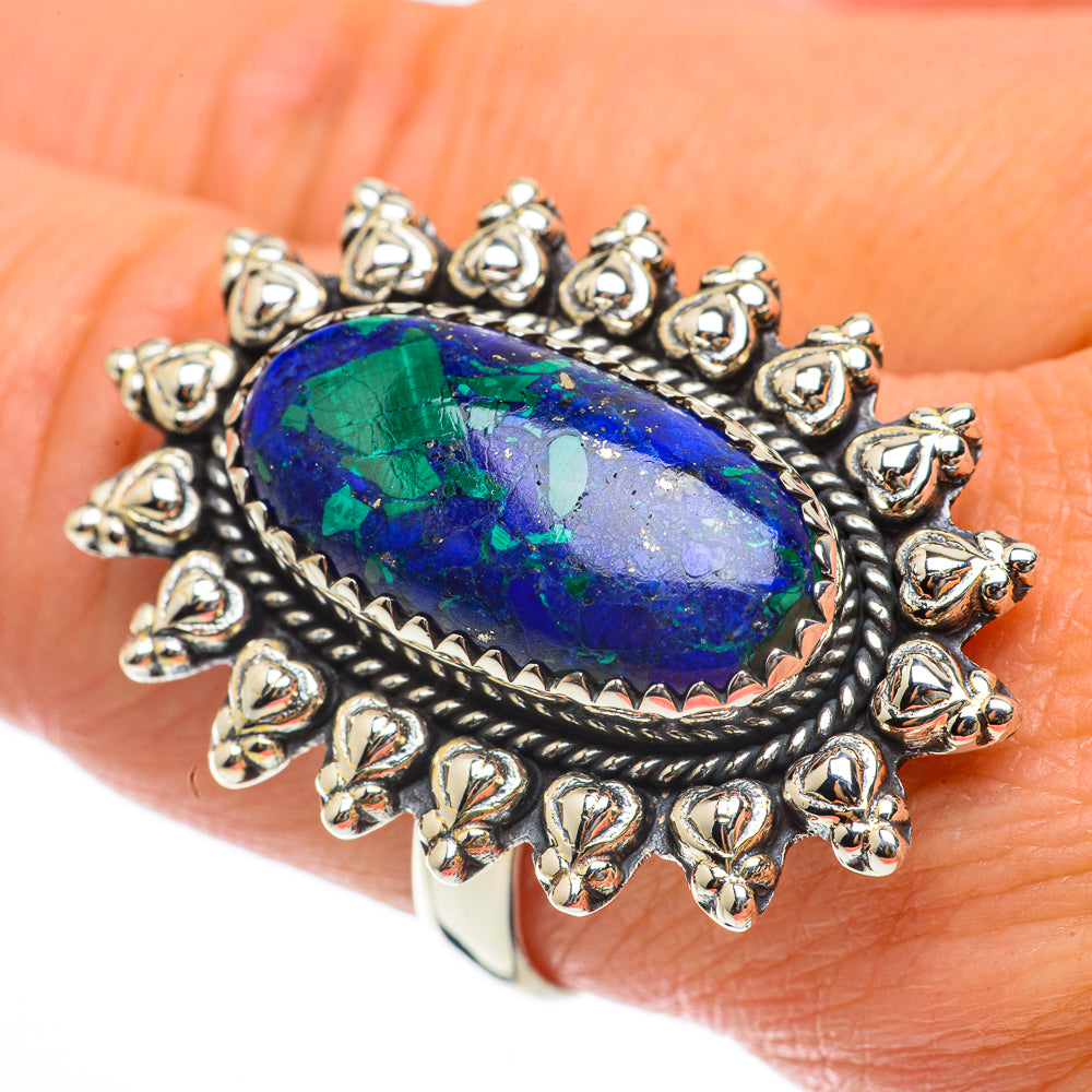Azurite Rings handcrafted by Ana Silver Co - RING63841