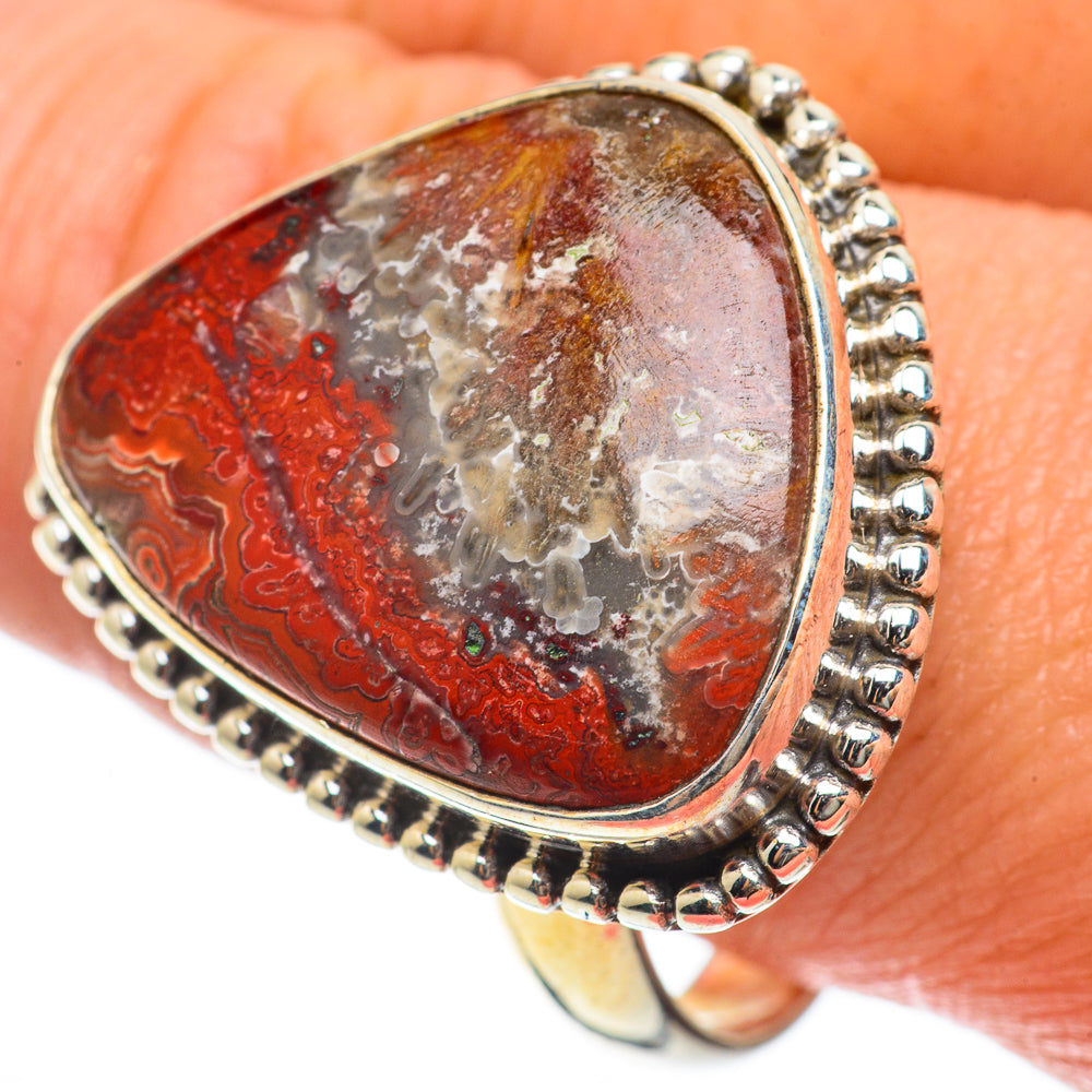 Moroccan Agate Rings handcrafted by Ana Silver Co - RING63851