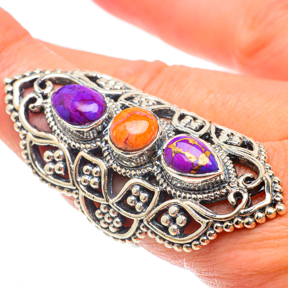 Sponge Coral Rings handcrafted by Ana Silver Co - RING63857