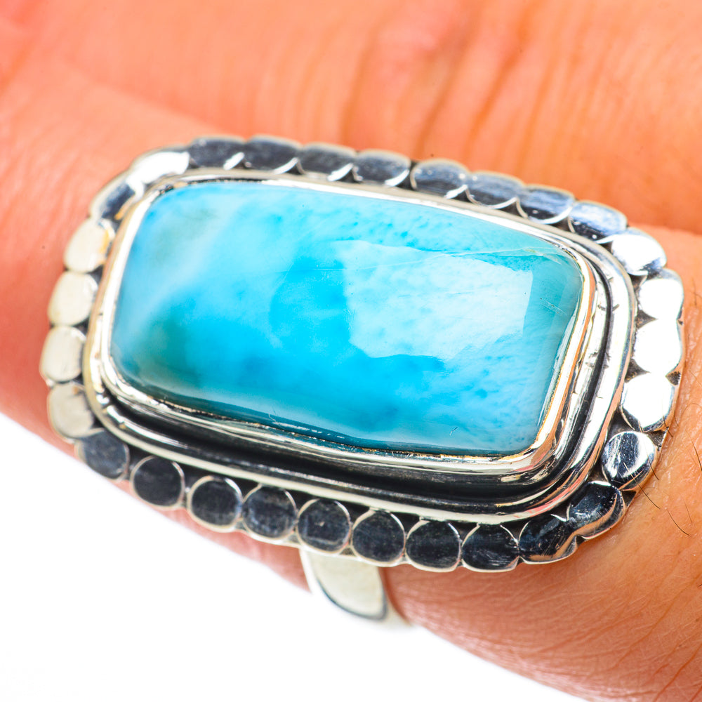 Tibetan Turquoise Rings handcrafted by Ana Silver Co - RING63870
