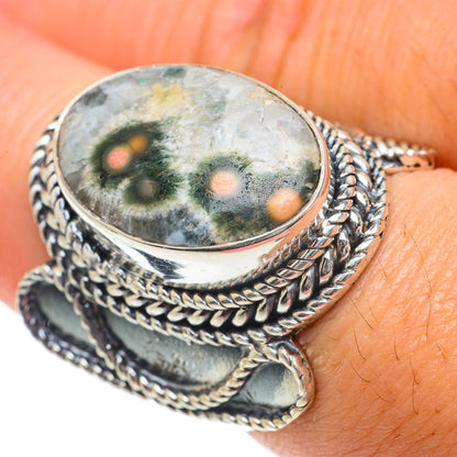 Ocean Jasper Rings handcrafted by Ana Silver Co - RING63874