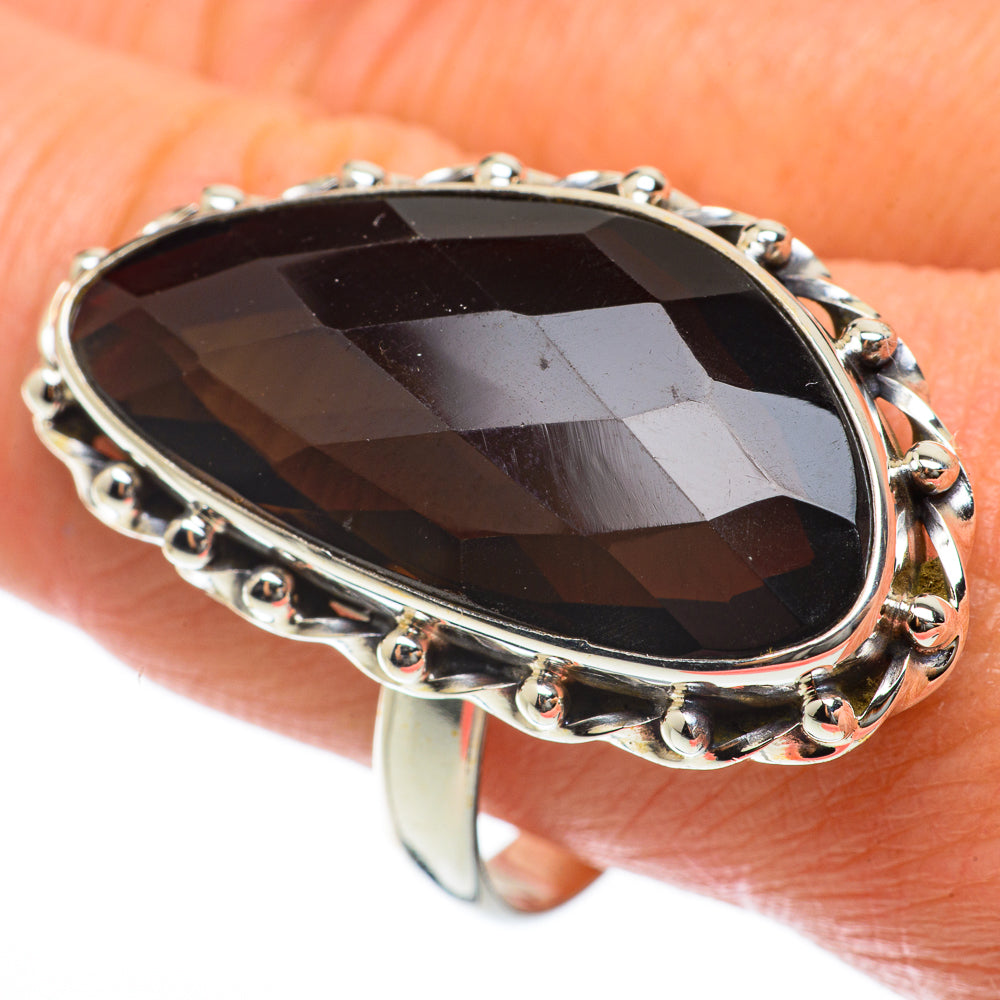 Smoky Quartz Rings handcrafted by Ana Silver Co - RING63876
