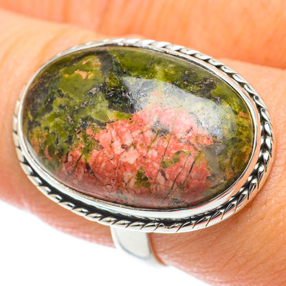 Unakite Rings handcrafted by Ana Silver Co - RING63885