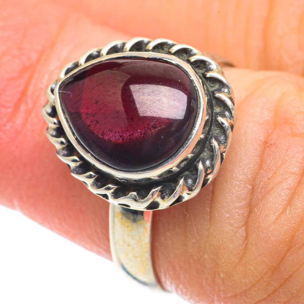 Garnet Rings handcrafted by Ana Silver Co - RING63892