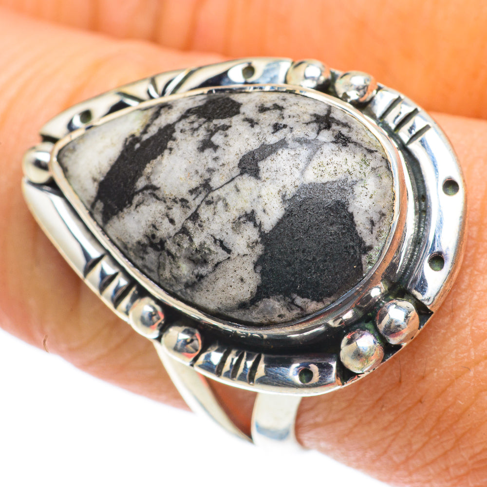Pinolith Jasper Rings handcrafted by Ana Silver Co - RING63897