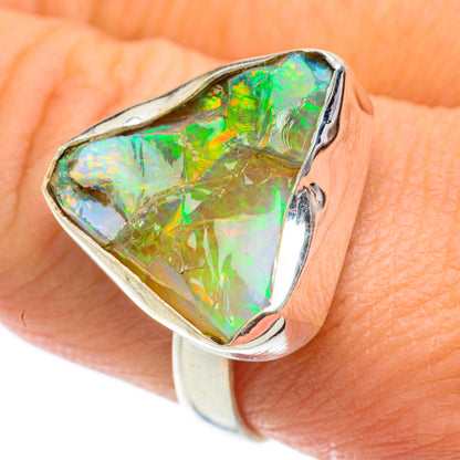 Ethiopian Opal Rings handcrafted by Ana Silver Co - RING63903