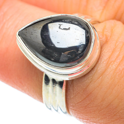 Hematite Rings handcrafted by Ana Silver Co - RING63905