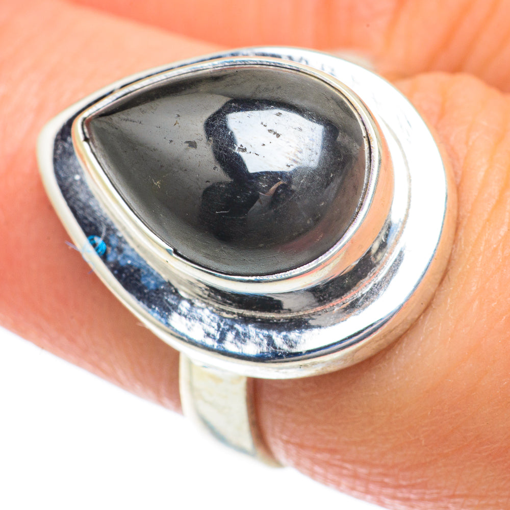 Hematite Rings handcrafted by Ana Silver Co - RING63906