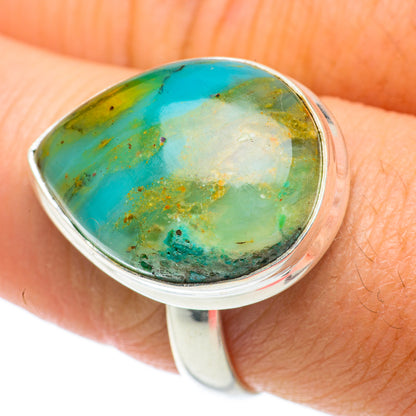 Peruvian Opal Rings handcrafted by Ana Silver Co - RING63908