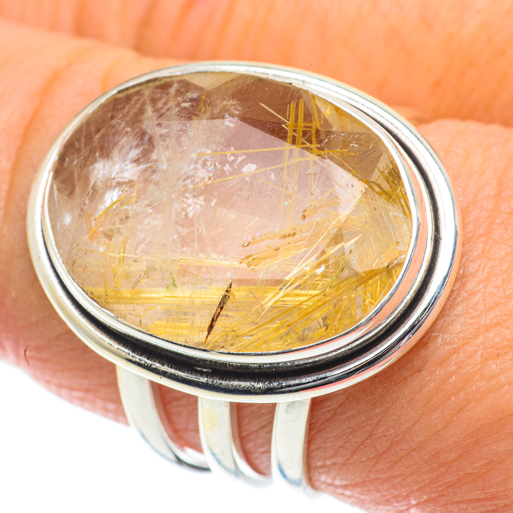 Rutilated Quartz Rings handcrafted by Ana Silver Co - RING63921