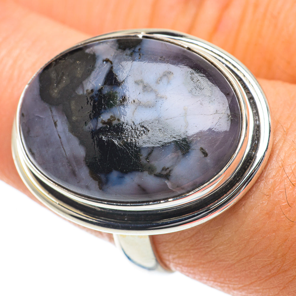 Gabbro Stone Rings handcrafted by Ana Silver Co - RING63923