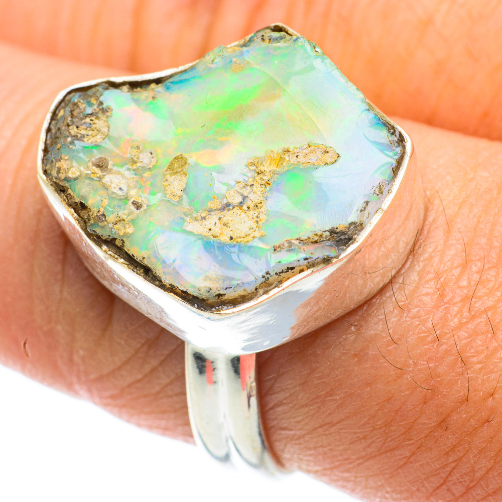Ethiopian Opal Rings handcrafted by Ana Silver Co - RING63928