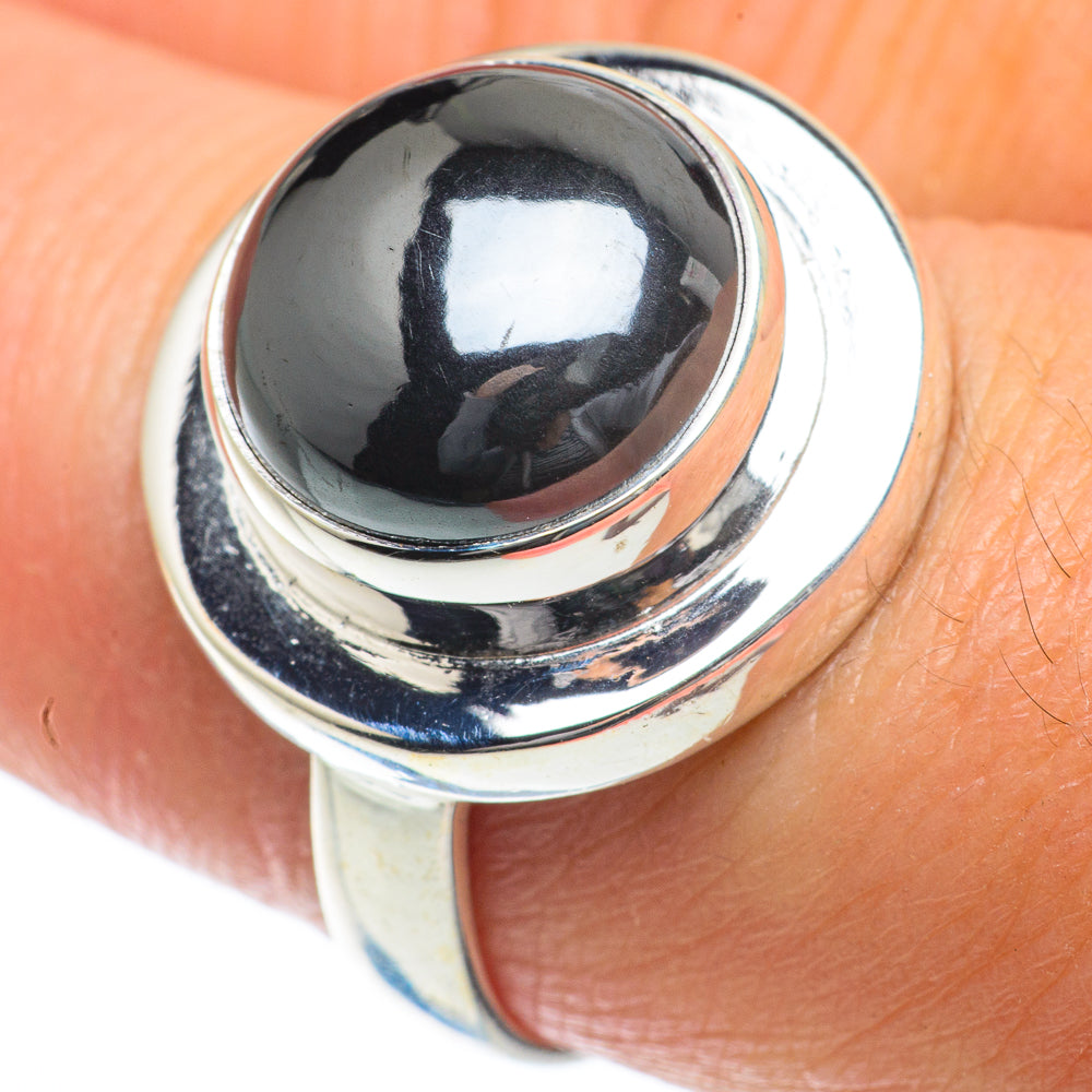 Hematite Rings handcrafted by Ana Silver Co - RING63931