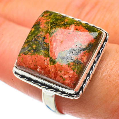 Unakite Rings handcrafted by Ana Silver Co - RING63935