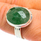 Green Aventurine Rings handcrafted by Ana Silver Co - RING63936