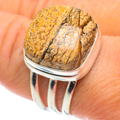 Picture Jasper Rings handcrafted by Ana Silver Co - RING63938