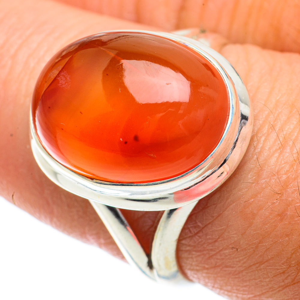 Carnelian Rings handcrafted by Ana Silver Co - RING63940
