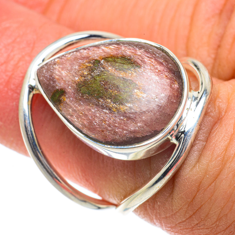 Ruby Fuchsite Rings handcrafted by Ana Silver Co - RING63942